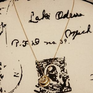 Gold 3 Heart Necklace